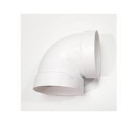 TUBPLA Codo Redondo PVC Blanco 90º Ø120mm