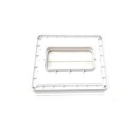 TUBPLA Ventanilla Salida Rectangular PVC Blanco 150x75mm
