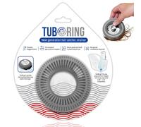 TUBRING El Mejor Protector de Drenaje de bañera atrapapelos/colador/Trampa - Gris