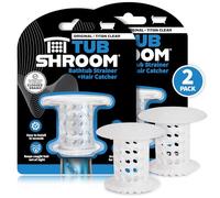 TubShroom Protector de Drenaje, Pelo de la Ducha., Transparente, 2 Unidades