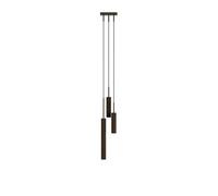 Tubulaire Lámpara Colgante 3 Aluminio/ Bronce Anodizado