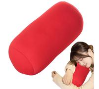 Tubular - Almohada de microbolitas - Cojín de cuello, cojín de espuma Beanie Roll | almohada de viaje con spandex - Funda para el cuello, soporte de espalda, comodidad de piernas en la