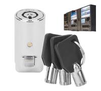 Tubular Keyway Lock - Mecanismo de aleación de zinc de alta seguridad, igualmente con botones | Cerradura de repuesto para máquinas expendedoras, armarios arcade, equipos de oficina, soporte de