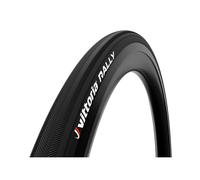 Vittoria Tubular Rally 23-28 Algodón 220 TPI PVC Válvula extraíble Negro