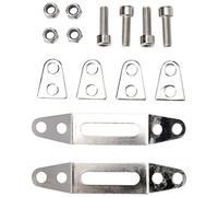 Tubus Juego de accesorios de adaptadores para portaequipajes, plateado, 14 mm, 71614