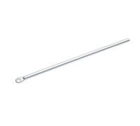 Tubus Varilla DE Montaje RACKTIME 350 mm Repuestos, Adultos Unisex, Plata (Plateado), Talla Única