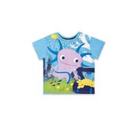 Tuc Tuc Camiseta Manga Corta de bebé niño en Azul con Estampado