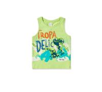Tuc Tuc Camiseta sin Mangas de bebé niño en Verde con Estampado