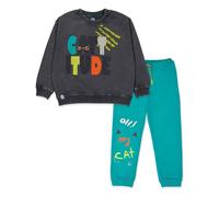 Tuc Tuc Conjunto 2 piezas felpa de niño color gris colección cattitude