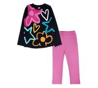 Tuc Tuc Conjunto 2 piezas felpa y punto de niña color negro colección big hugs