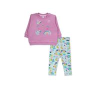 Tuc Tuc Conjunto 2 piezas felpa y punto de niña color rosa colección dragon finder