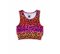 Tuc Tuc Top Punto de niña en Azul Marino y Estampado Animal Print