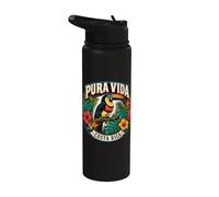 Tucán Aracar con Cuello Encaramado Costa Rica Stainless Steel Insulated Water Bottle