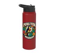 Tucán Aracar con Cuello Encaramado Costa Rica Stainless Steel Insulated Water Bottle