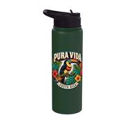 Tucán Aracar con Cuello Encaramado Costa Rica Stainless Steel Insulated Water Bottle