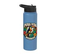 Tucán Aracar con Cuello Encaramado Costa Rica Stainless Steel Insulated Water Bottle