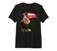 Tucán con Gafas de Sol Selva Sudamérica Tucán Gigante Camiseta Premium