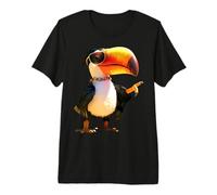 Tucán con Gafas de Sol Selva Sudamérica Tucán Gigante Camiseta Premium