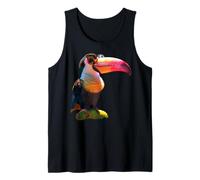 Tucán con Gafas de Sol Selva Sudamérica Tucán Gigante Camiseta sin Mangas