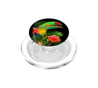 Tucán en Selva Tropical PopSockets PopGrip para MagSafe