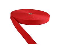 Tucán Öko-Tex Correa Polipropileno Rojo 25 mm de Ancho - 50 Metros