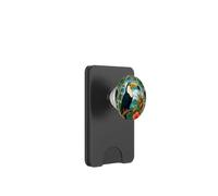 Tucán Tropical Art Nouveau Pájaro de la Selva PopSockets PopWallet para MagSafe