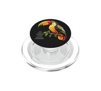 Tucán Tropical de Frutas Arte Exótico Colorido PopSockets PopGrip para MagSafe