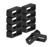 TUCANA 10 soportes compatibles con Garmin Vivoactive 3/Forerunner 645 245/Venu/Vivomove/Fenix 6S/Fenix 5S Band Keeper, repuesto de silicona de 20 mm