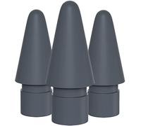 Tucana Puntas de silicona compatibles con Apple iPad Pencil de 1ª y 2ª generación (paquete de 6) (gris)