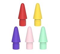 Tucana Puntas de silicona compatibles con Apple iPad Pencil de 1ª y 2ª generación (rojo/amarillo/púrpura/rosa/azulado)