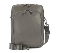 Tucano - Bolsa con Correa de Piel auténtica para iPad y Tablet Gris