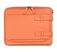 Tucano - Bolsa con Correa de Piel auténtica para iPad y Tablet Naranja