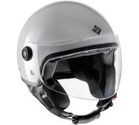 TUCANO EL JETTIN BLANCO LUCIDO CON PANTALLA CASCO JET - Color: BLANCO, Talla: Talla M