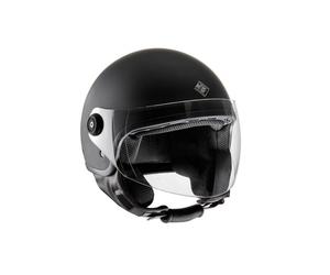 TUCANO EL JETTIN CARBONE MATE CON PANTALLA CASCO JET - Color: NEGRO, Talla: Talla S