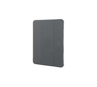 Tucano, Funda para iPad Air 10 y 9" (4ª/5ª Gen), iPad Air 11" M2 (2024) y M3 (2025), Funda Satin con Soporte y Porta Apple Pencil, Funda Protectora Anti-Golpes en TPU y Policarbonato, Azul Oscuro