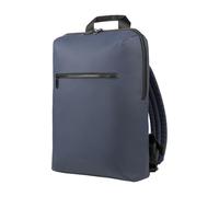 Tucano, Gommo Backpack Mochila Porta PC para Laptop 15.6" y MacBook 16", en Material Goma, Mochila Trabajo con Bolsillo Acolchado, Espalda Transpirable y Banda para Trolley, 29x41x11,5 cm, Azul