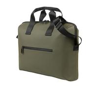Tucano, Gommo Bag Bolsa Portátil para MacBook y Laptop 15.6" y 16", Portaordenador Acolchado con Correa y Bolsillo Externo, en Goma Resistente al Agua, Bolsa de Trabajo Hombre Mujer, Verde Militar