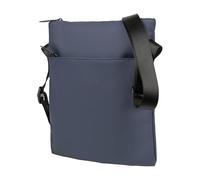 Tucano, Gommo Shoulder Bag, Bolso Bandolera para Hombre y Mujer de Material Engomado, Bolso Compacto y Estilizado con Sistema Antirradiación, Correa Ajustable y Bolsillo Exterior, Azul