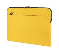 Tucano, Gommo Sleeve, Funda para MacBook Air 15" y Laptop 14", Funda para Ordenador Acolchada en Material Goma Resistente al Agua con Bolsillo para Accesorios y Doble Cremallera, Amarillo