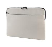 Tucano, Gommo Sleeve, Funda para MacBook Pro 16" y Portátil 15.6", Funda para Ordenador Acolchada en Material Goma Resistente al Agua con Bolsillo para Accesorios y Cremallera Doble, Gris