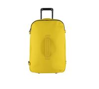 Tucano, Gommo Trolley, Equipaje de Mano 53x39x25 cm, Maleta de Cabina con Porta PC 15.6" y MacBook 16", Trolley en Material Goma Resistente al Agua con Ruedas Silenciosas y Asa Telescópica, Amarillo