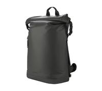 Tucano, Rollo Mochila Porta PC para MacBook 16" y Laptop 15.6" Fabricada con Tejido Reciclado Resistente al Agua, Mochila con Bolsillo Acolchado y Tirantes Ajustables, 30 x 45 x 16 cm, Negro