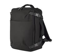 Tucano, Tugò Dry Mochila de Viaje Impermeable y Equipaje de Mano 30x40x18 cm, para Laptop 15.6" y MacBook 16", Mochila Cabina Avión Hombre Mujer con Múltiples Bolsillos, Negro