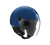 Tucano Urbano Casco demi jet unisex El'Jettin 6.0. Casco de moto de policarbonato, casco scooter small fit. Calota XS-M y L-XXL. Casco verano invierno. Casco homologado ECE 22.06 azul oscuro talla XL