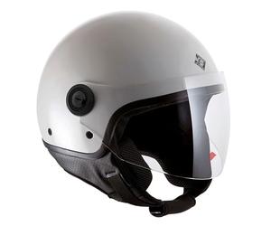 Tucano Urbano Casco Demi Jet Unisex El'jettin 6.0 Moto E Scooter Bianco Lucido El'Jettin 6.0 - Casco Demi Jet Unisex para Moto y Scooter, Color Blanco Brillante Unisex Adulto