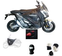 Tucano Urbano - Cubrepiernas + seguro antirrobo Termoscud protector de frío Tucano Urbano impermeable antiviento antiviento específico R017-X compatible con MBK Booster 50 1993 93