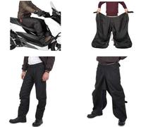 Tucano Urbano - Pantalón con interior acolchado talla M Takeaway R093, universal, para exterior, 100% de poliéster impermeable, sin puntos de fijación, Petrolio.