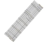 TUCANSBP 16 Uds (2TV) Tira de LED for iluminación Trasera 10 lámpara Compatible for Hisense 49 LED49EC520UA LED49EC620UA HD490DU-E31 4X10 49K300U H49M3000 LED49K300U (Color : 1TV(8pcs))