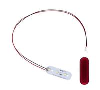 TUCANSBP Luz Trasera Lámpara de Guardabarros Luz Trasera LED Compatible for Piezas de Scooter eléctrico HX X7 X8 KickScooter Accesorios de Cubierta de Carcasa de monopatín