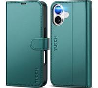 TUCCH Funda para iPhone 17 6,3-Pulgadas 5G 2025 Bloqueo RFID Cartera | Carcasa Case Funda de Cuero PU, Ranura para Tarjeta, Plegable Cover TPU A Prueba de Golpes Libro Cierre Magnético, Turquesa